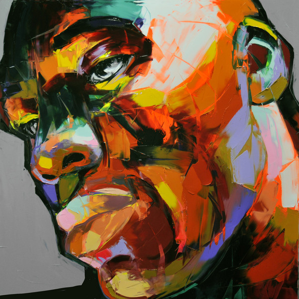 Francoise Nielly Portrait Palette Painting Expression Face057